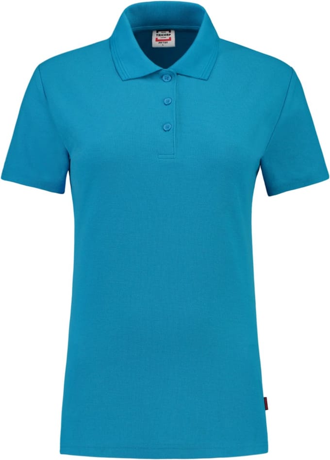 Tricorp  Poloshirt Slim Fit Dames 201006 Turquoise  - Maat L