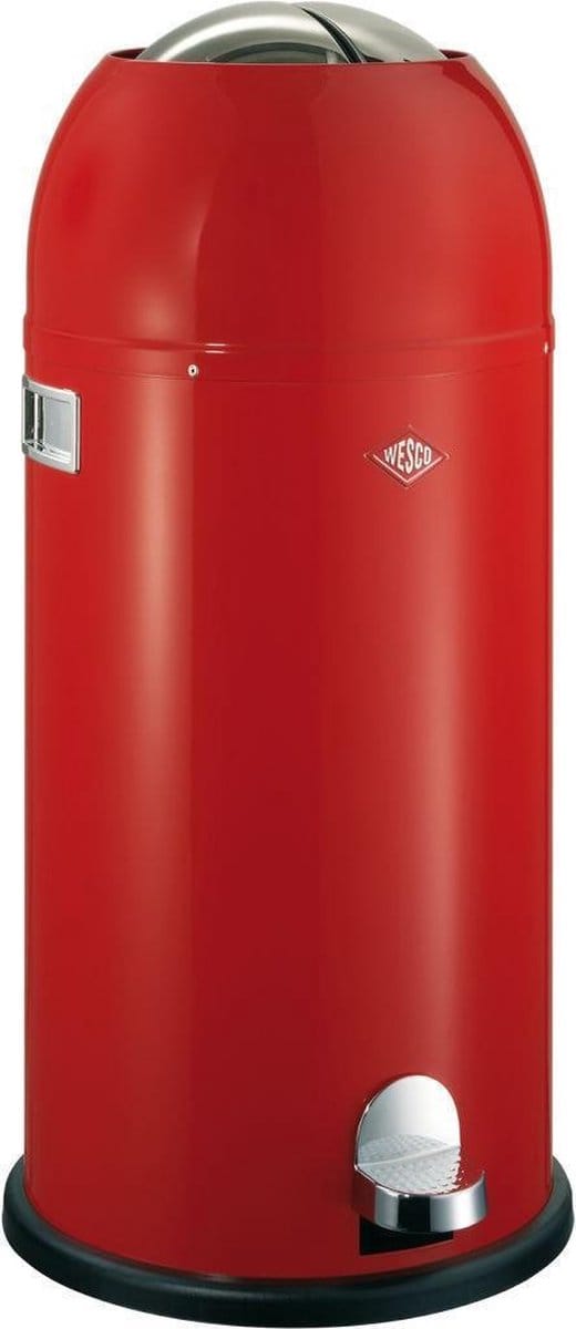 Wesco Kickmaster Pedaalemmer - 40 l - Maxi Rood