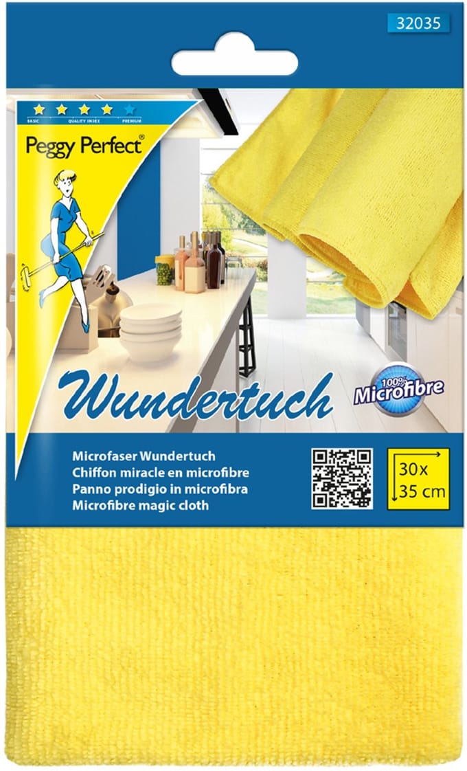 Peggy Perfect microvezel Wonderdoek, geel