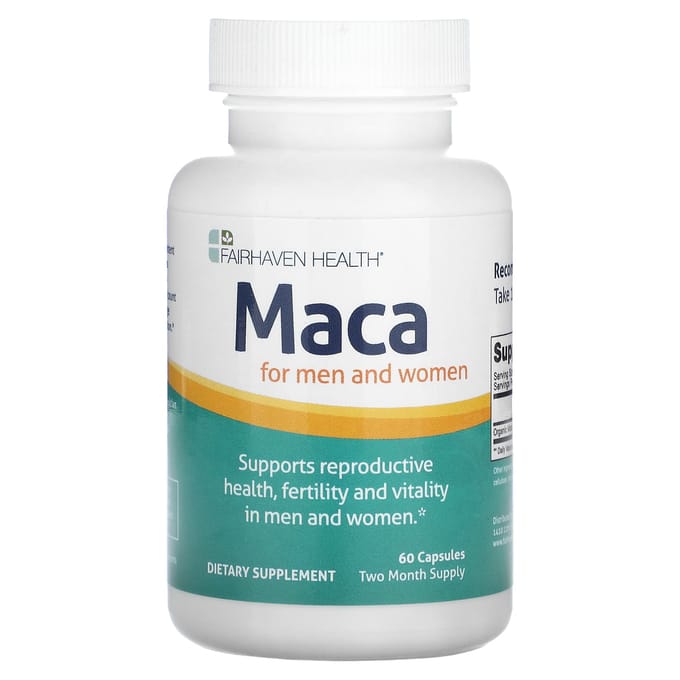 Fairhaven Health, Maca, 500 mg, 60 Capsules