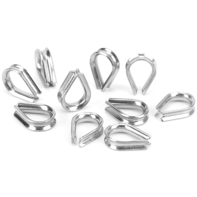 2MM Roestvrij Staal Boot Draadkabel Klemmen Metalen Kabel Beschermring Vingerhoeden Klemmen