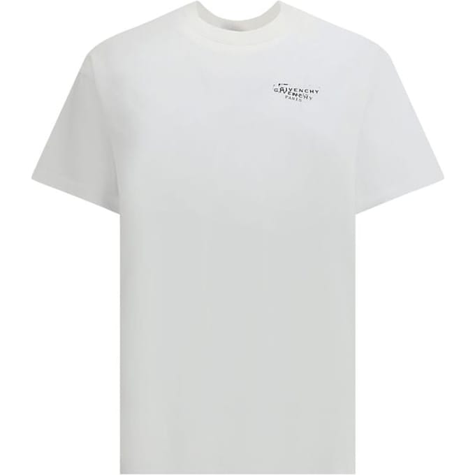 Givenchy Witte Katoenen T-Shirt