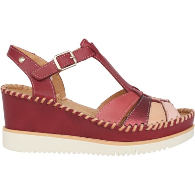 Pikolinos Aguadulce - dames sandaal - Rood - maat 41 (EU) 8 (UK)