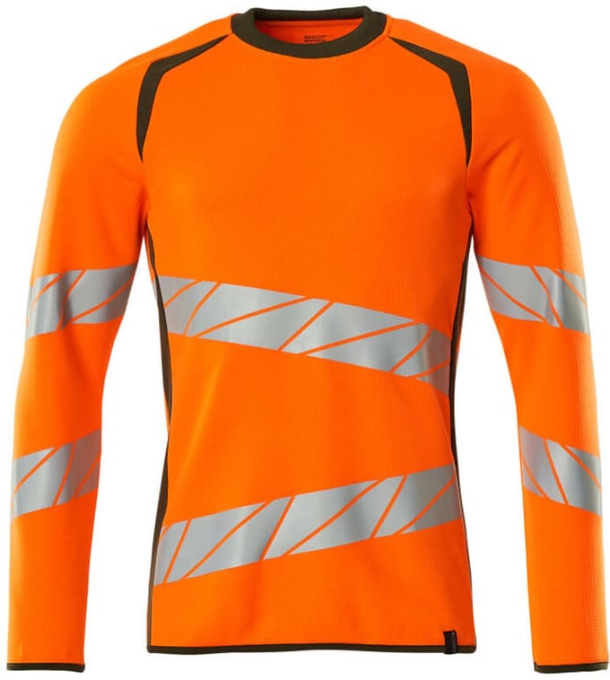 Mascot Accelerate Safe Sweatshirt 19084-781 - hi-vis oranje/mosgroen - XS