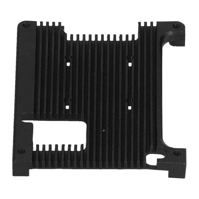 Behuizing voor Raspberry Pi 4B Ingebouwde Koelbehuizing Metalen Doos Aluminiumlegering Beschermende Behuizing