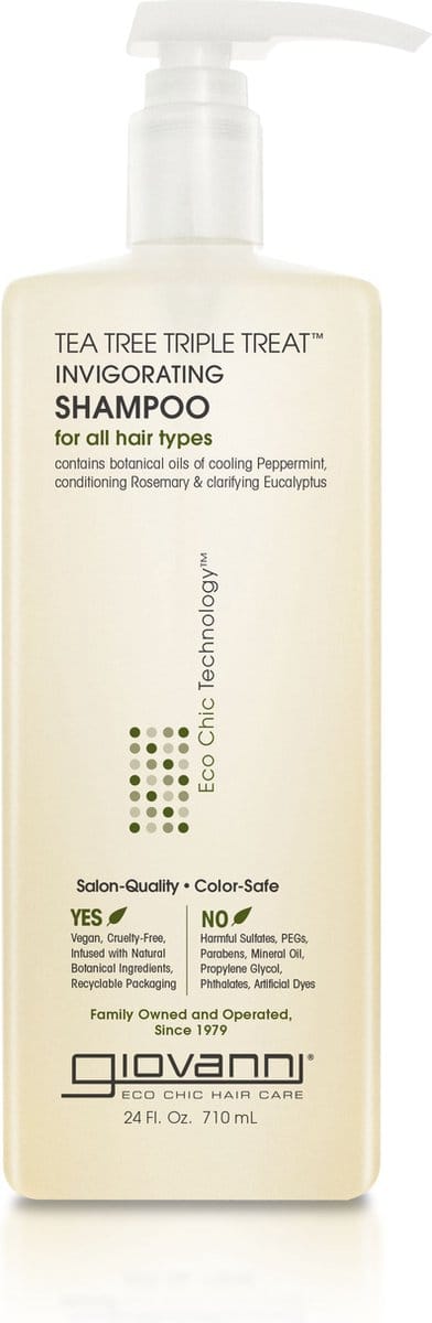Giovanni Cosmetics - Tea Tree Triple Treat Invigorating Shampoo Value Size 710 ml