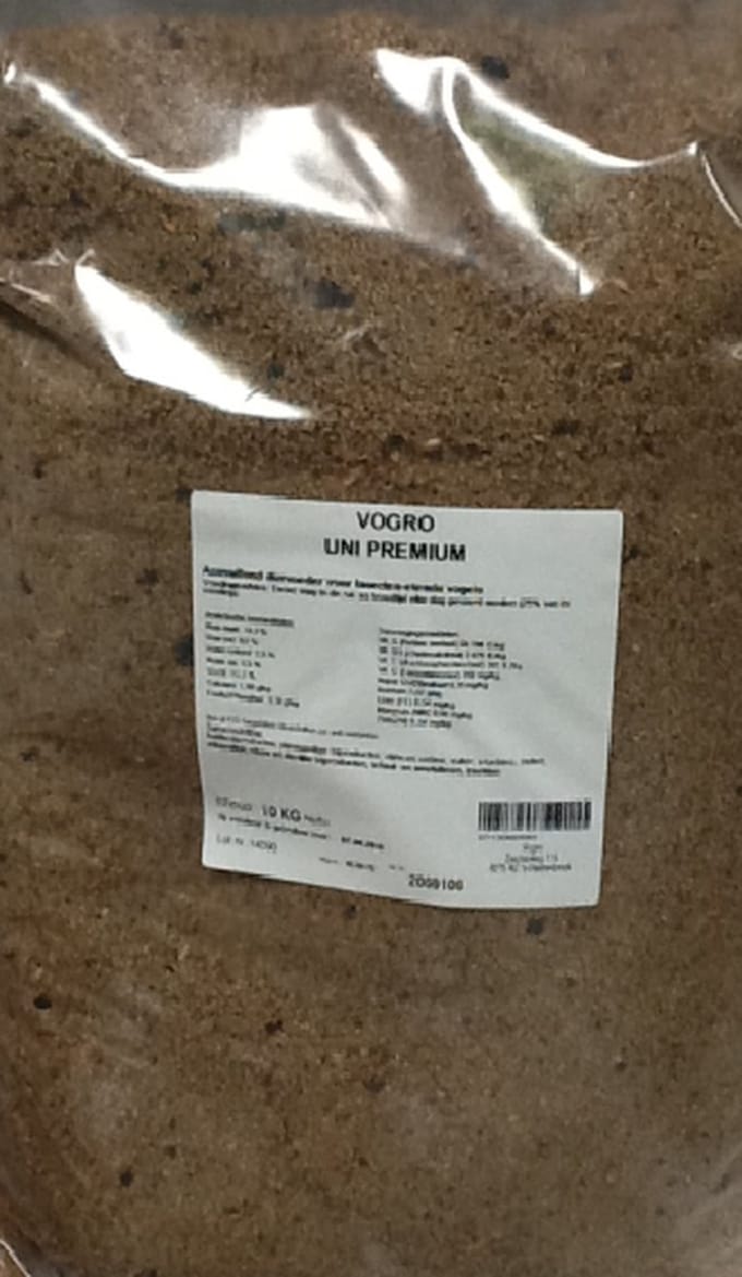 Vogro universeel voer 1 kg.