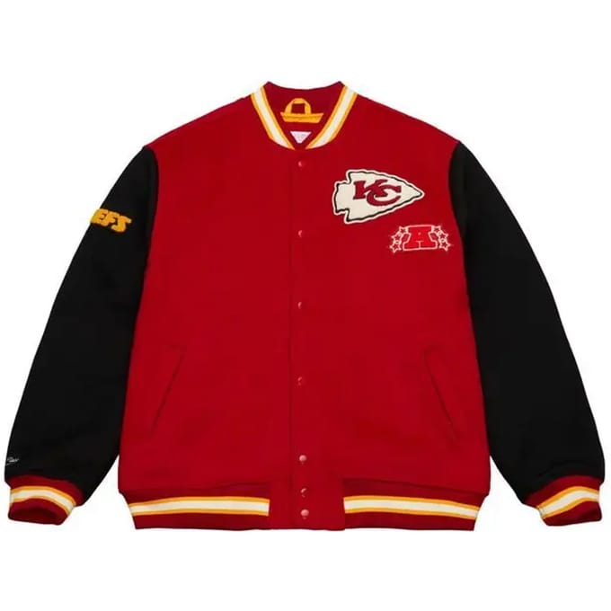 Track suit jas Mitchell & Ness NFL Kansas City Chiefs Team Legacy Varsity