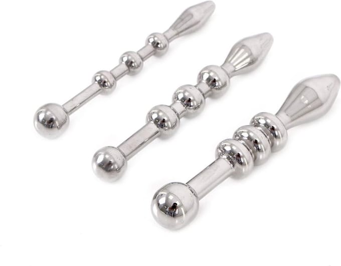 Kiotos - Penis Plug - Urethral Trainer Kit 3 Solid Beads - Penis plugs