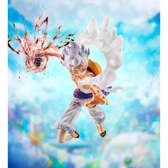 One Piece S.H.Figuarts Action Figure Monkey D. Luffy Gear 5 -Future Island Egghead- 15 cm