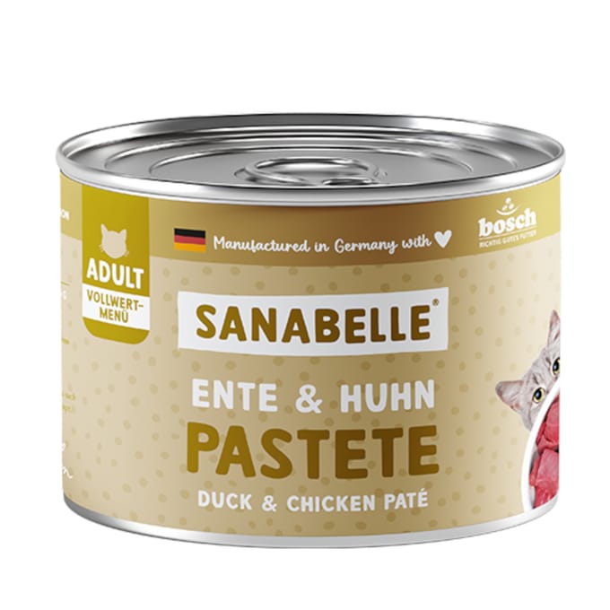 Voordeelpakket Sanabelle All Meat 24 x 195 g Kattenvoer - Eend & Kip