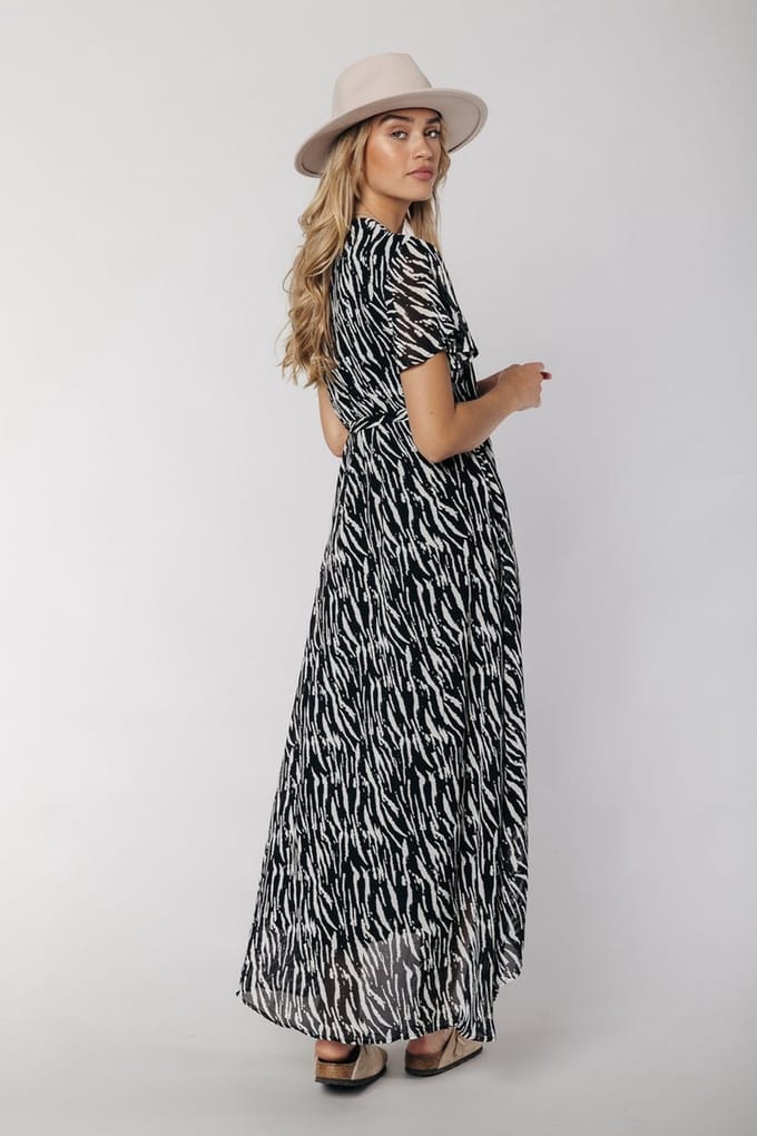 Colourful Rebel - Maat M - Felin Zebra Maxi Jurk