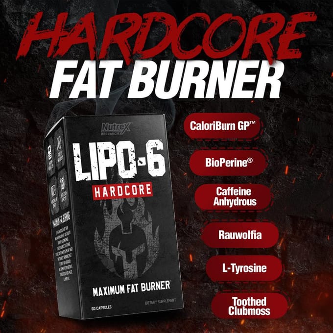 Nutrex LIPO-6 HARDCORE, 60 cap