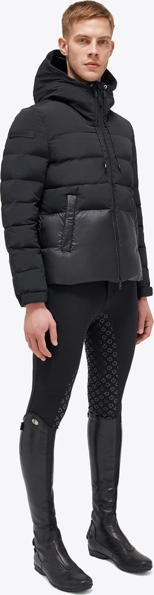 Jas Nylon puffer met capuchon Black - XL
