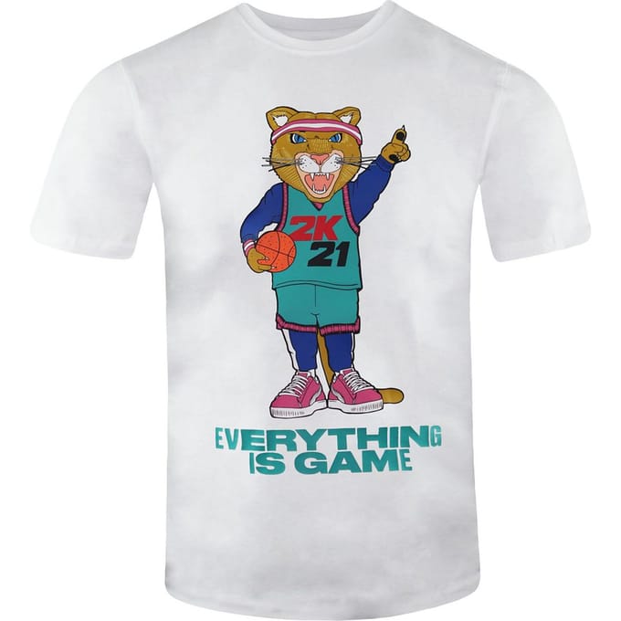 Puma Korte Mouw Crew Neck Wit Heren 2K Dylan T-Shirt 532920 01