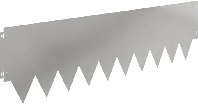vidaXL - Gazonrand - 10 - st - 103 - x - 30 - cm - Staal - zilver