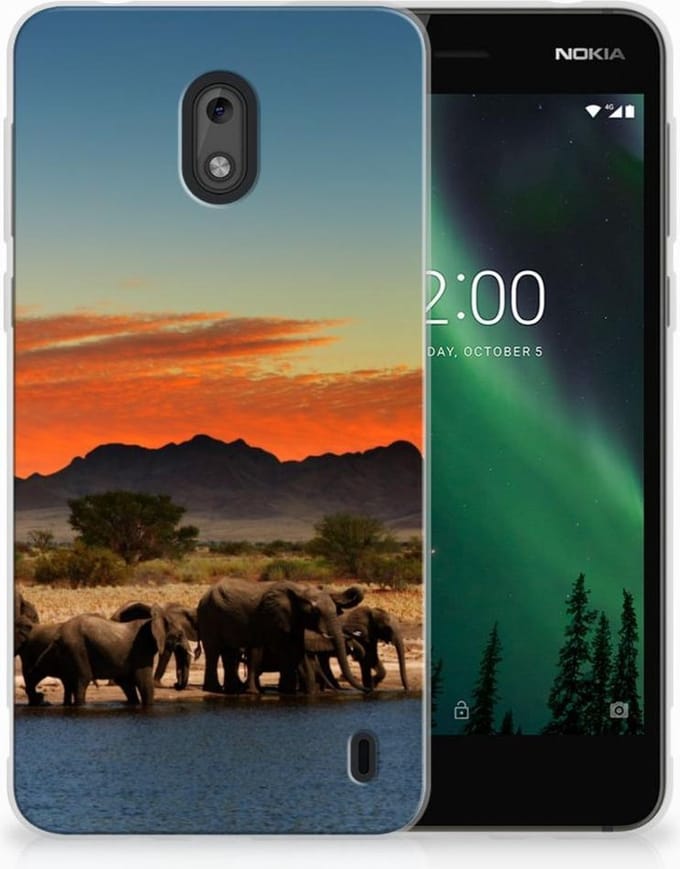 Nokia 2 TPU Hoesje Olifanten