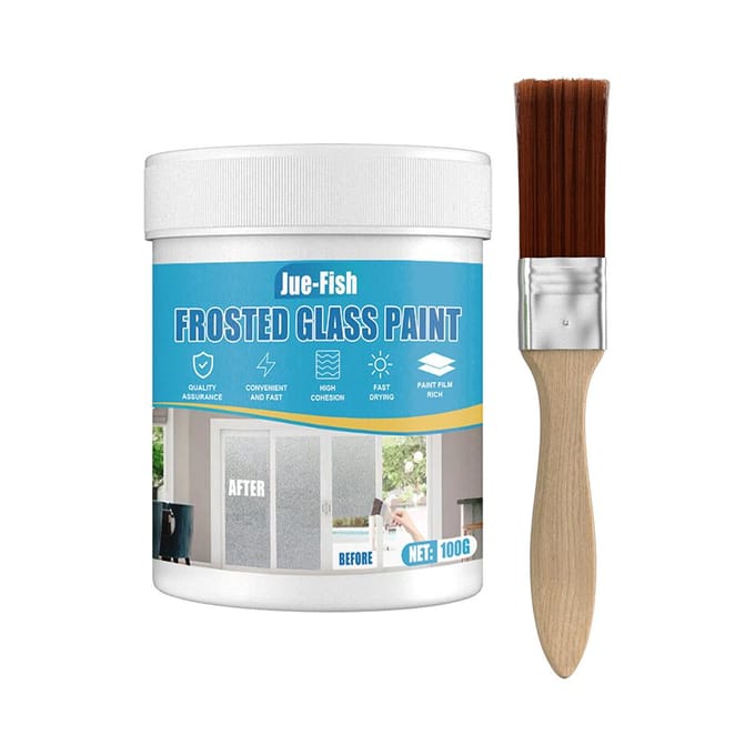 100 ml matglas spuitverf voor thuiskantoor badkamer binnen en buiten blue