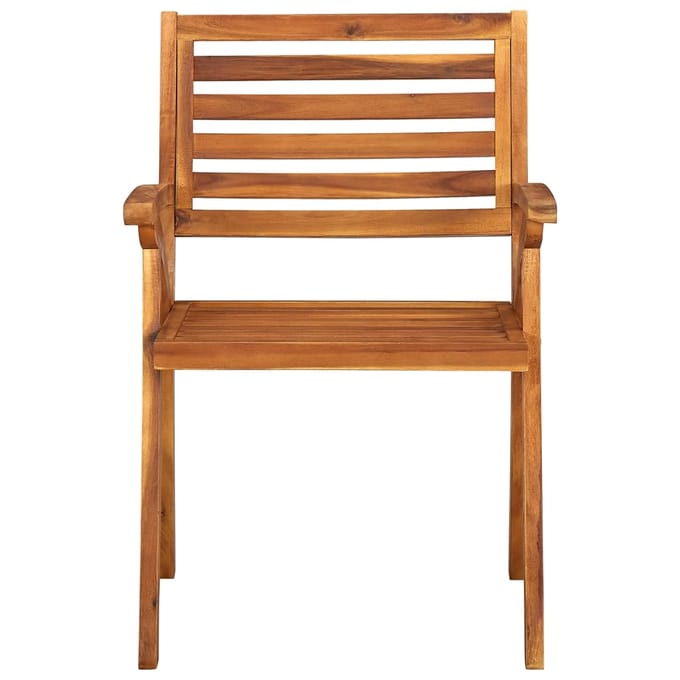vidaXL - Tuinstoelen - 6 - st - massief - acaciahout