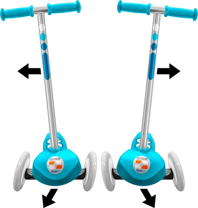 Skids Control 3-wiel Kinderstep - Steering Step - Unisex - Blauw
