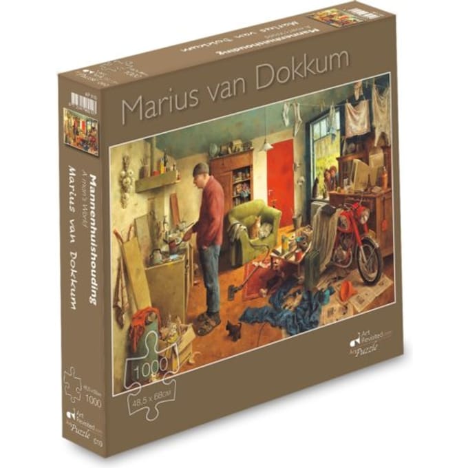 Marius Van Dokkum-Mannenhuishouding - Puzzel 1000 Stukjes
