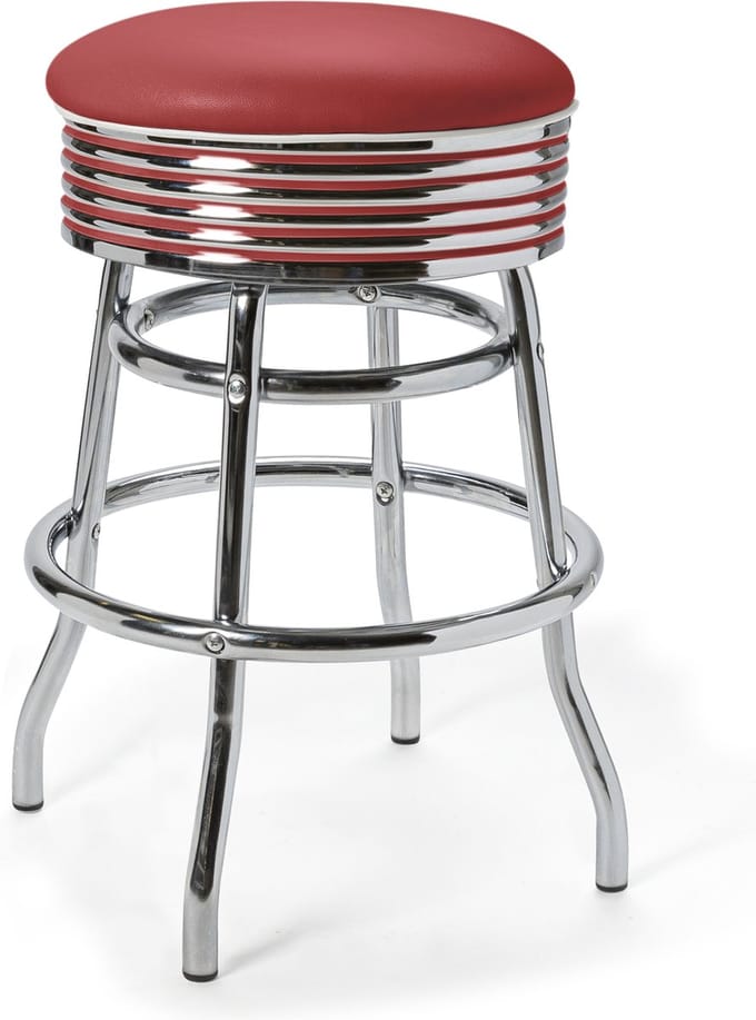 Bel Air Retro Barkruk BS-29-66 Rood