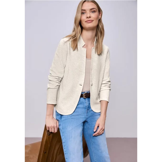 Blazer met structuur