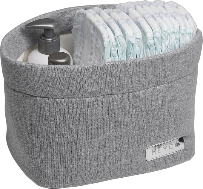Meyco Baby Knit Basic commodemandje - grey melange - small