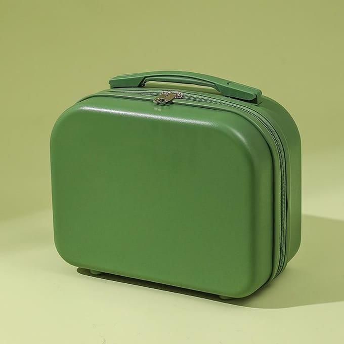 Mini Dames Carry On Koffer Korte Trip Reisbagage Make-up Reistassen groen
