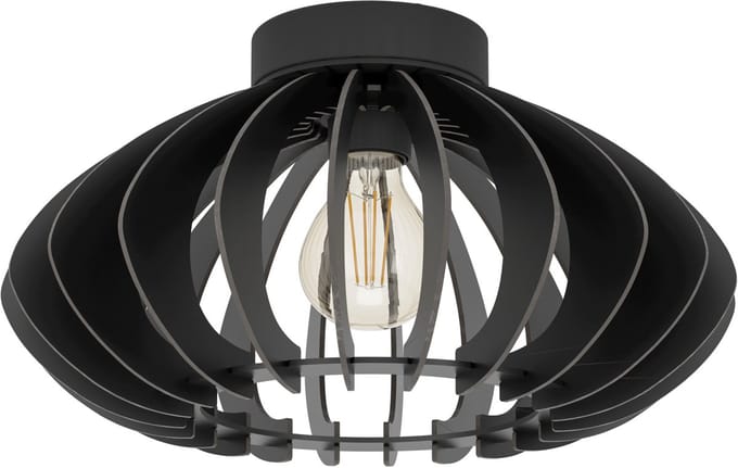 EGLO Cossano 3 Plafondlamp - E27 - Ø 38 cm - Zwart
