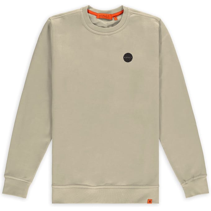 ASPACT Benja Crewneck Beige Taglia: S | Maglioni a maglia Outlet | Unisex | Marrone