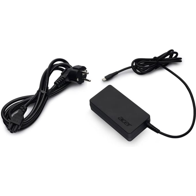 Acer AC Adapter – USB-C Oplader – USB-C – 65W - Geschikt voor alle USB-C laptops/Chromebooks - Zwart