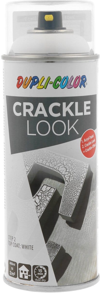 DupliColor Crackle Look RAL9010 Spuitbus 400ml