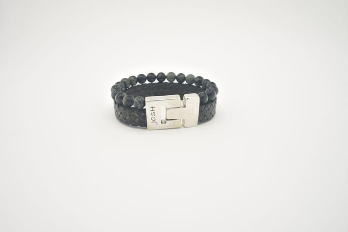Josh-24966-Armband-Groen-Heren-21,5cm