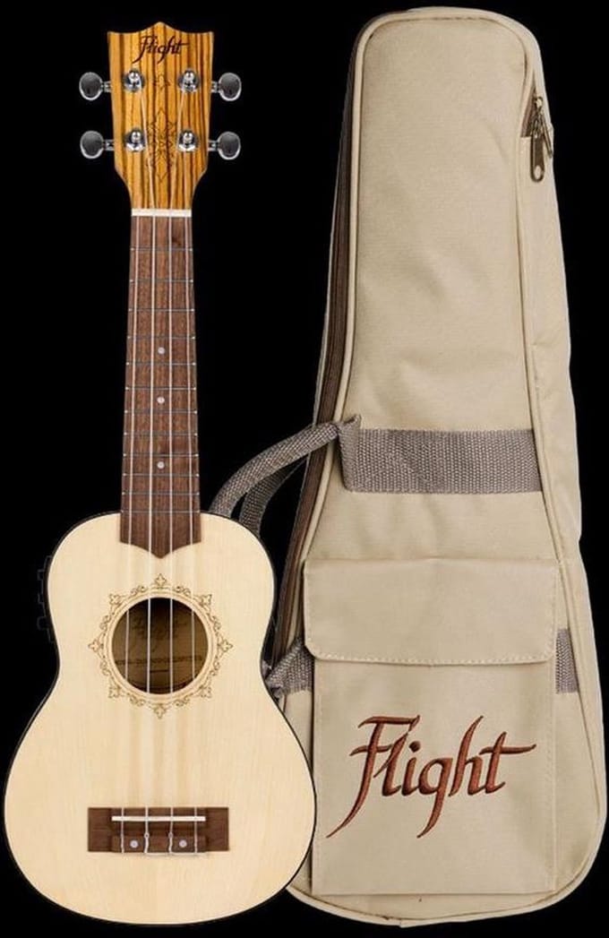DUS320CEQ Soprano Electro-Acoustic Ukulele