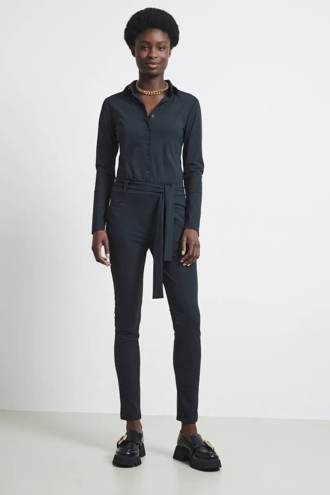 Jumpsuit Diana Easy Wear Technical Jersey | Grigio Notte - Grigio Notte / S