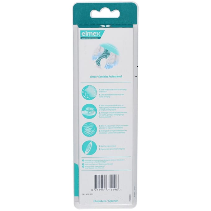 Elmex Sensitive Duo-Pack Extra Zacht (Kleur : Blauw)