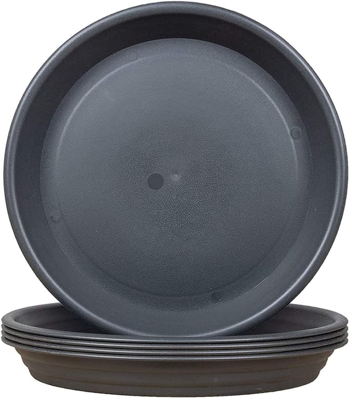 Omgoods - 5 Stuks Plantenschaal - Transparante Plastic Drip Trays Ø 27 cm