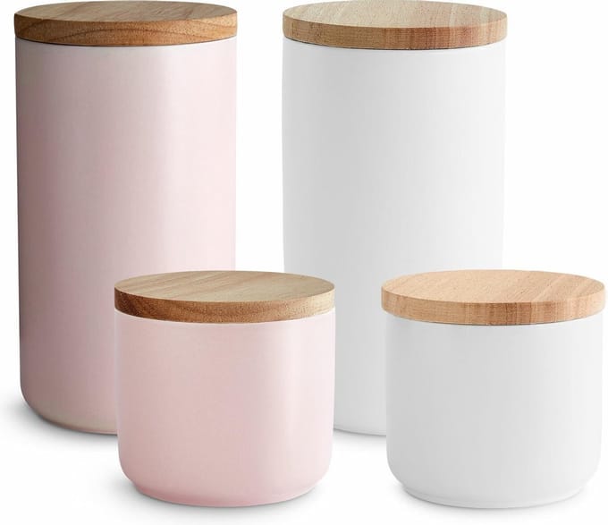 Springlane Keramiek voorraadpotten Sweet Scandi - Set 4-delig