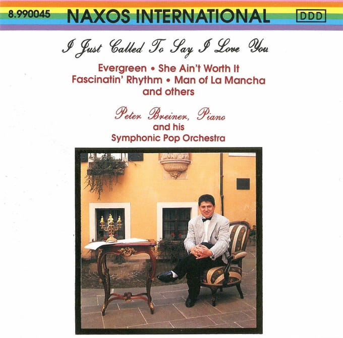 Peter Breiner, Symphonic Pop Orchestra - I Just Called To Sa (CD)