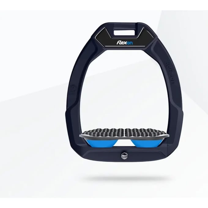 Veiligheidsstijgbeugels Endurance Blauw/Grijs/Blauw Flex-On Safe-On