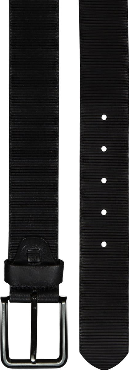 LINDENMANN leren heren riem - zwart