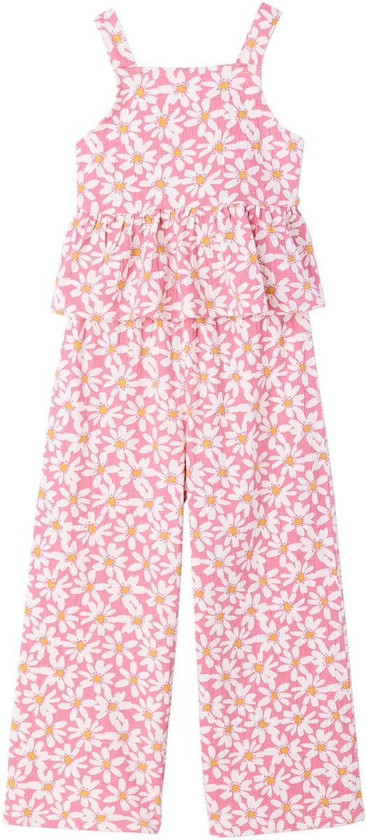 Vertbaudet Set broek hemdje bloemen