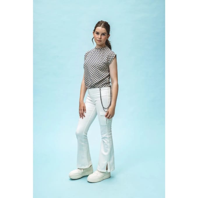 Looxs Revolution Denim cargo stretch voor meisjes in de kleur