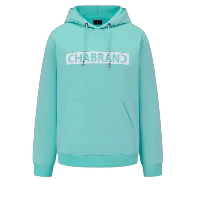 Hoody met ingekaderd logo Chabrand