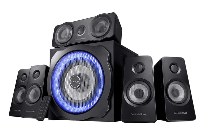 Trust GXT 658 Tytan - Gaming Speakerset - 5.1 Surround - 180W Piekvermogen - Zwart