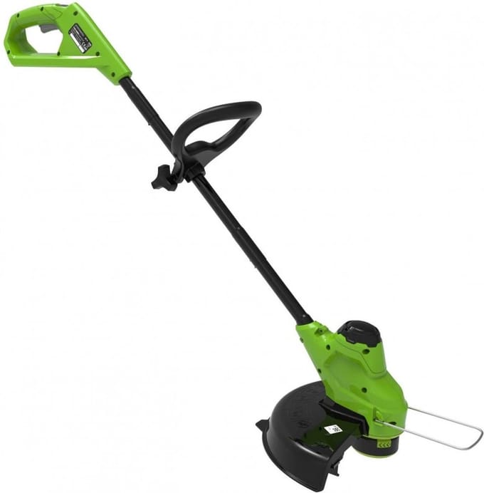 GREENWORKS 24 VOLT ACCU TRIMMER INCL ACCU EN LADER