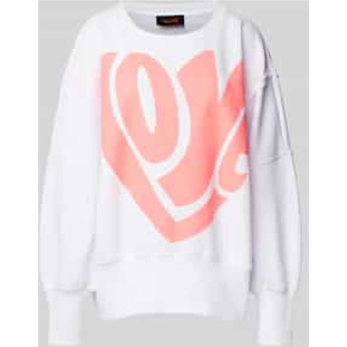 Sweatshirt met statementprint
