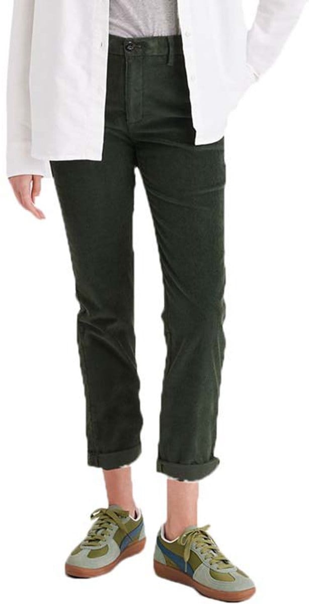 Dockers Weekend Slim Ankle Chino Broek Groen 25 / Long Vrouw