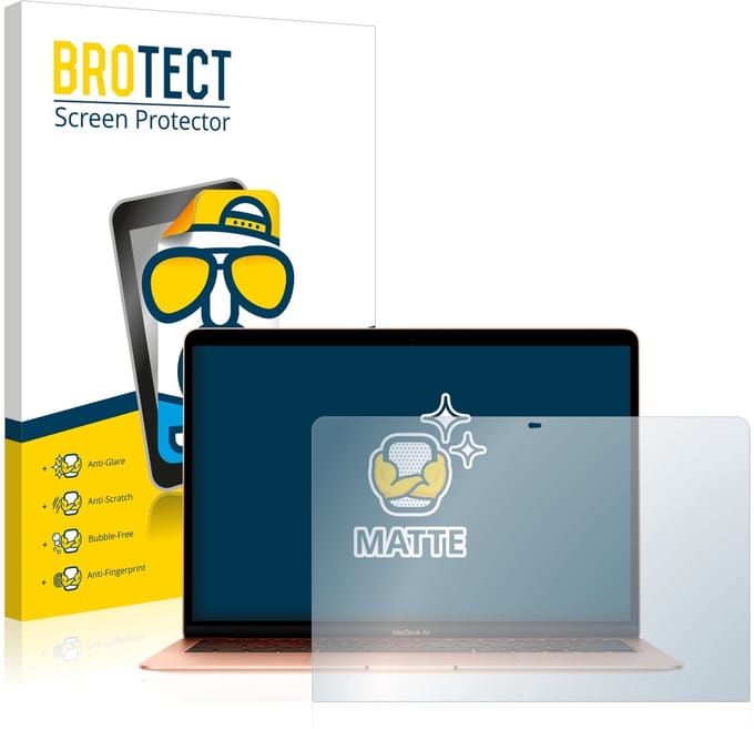 BROTECT - Screenprotector voor Apple MacBook Air 13.3" 2020 - Folie Beschermfolie matte